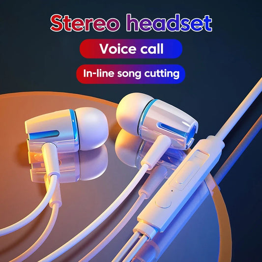 Wired In-Ear Headphones with Microphone