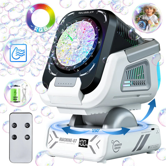 Automatic Rotating Bubble Machine